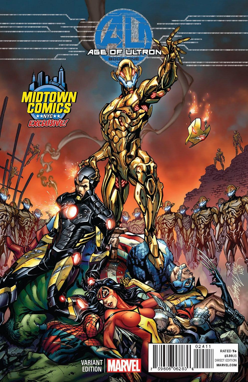 Illustration for article titled All the faces of Ultron: The design evolution of the Avengers' archenemy